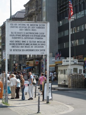 Checkpoint Charlie...