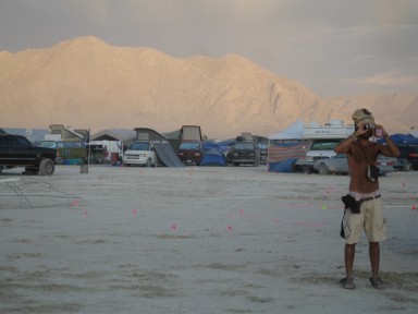 Finally on the playa