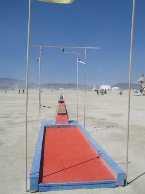 Putt-putt in the middle of nowhere