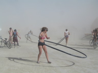 Nothing like a dust storm to put you in the mood to hula.